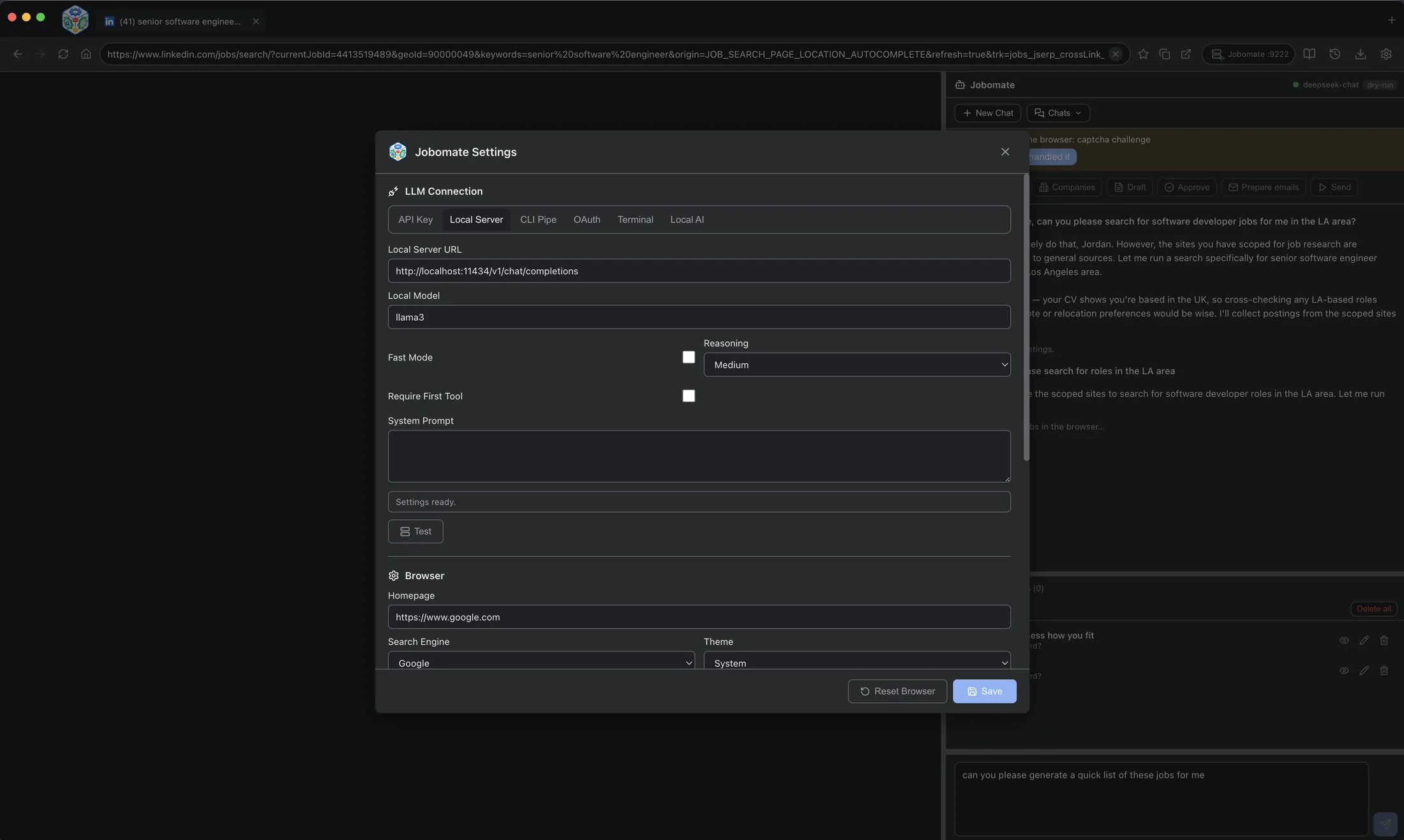 Jobomate approval and draft workflow with job collection controls.